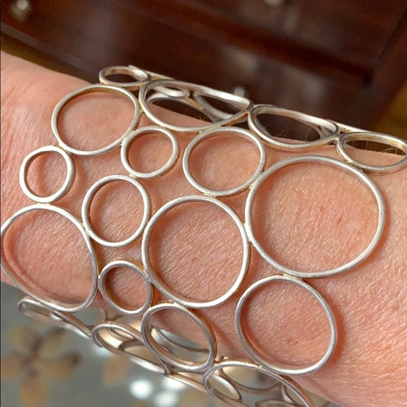 COPY - Silver cuff bracelet - Picture 1 of 5